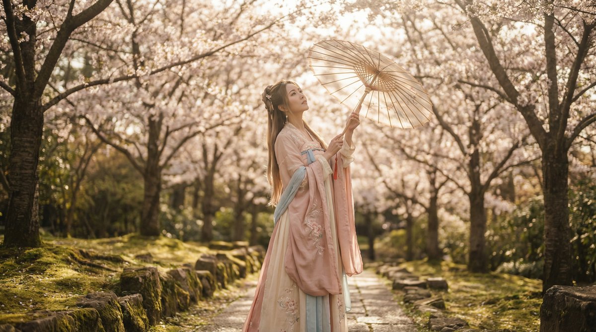 小马拉大车汉服视频拍摄